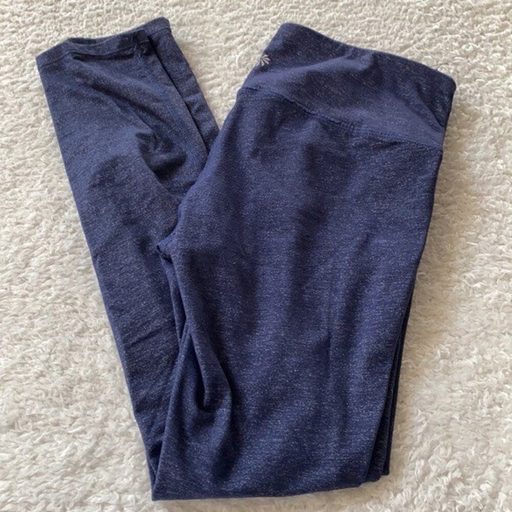 Athleta Leggings Womens Small Petite Blue Chaturanga Ankle Soft Athleisure
